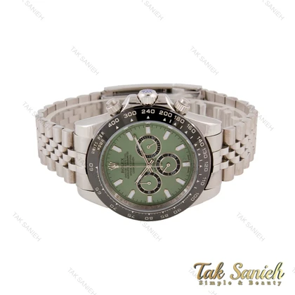 ساعت رولکس دیتونا مردانه سیلور صفحه سبز بند جوبیلی Rolex-5619-G