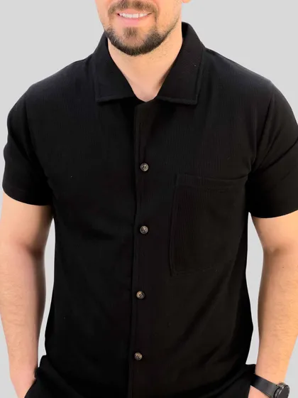 پیراهن کوتاه 041301 ZARA مشکی