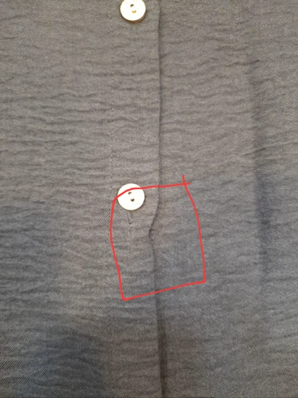 مانتو شومیزی دلا ( دارای ایراد جزئی )