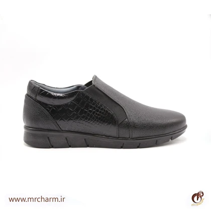 کفش راحتی زنانه چرم بغل کروکو mrc219-07