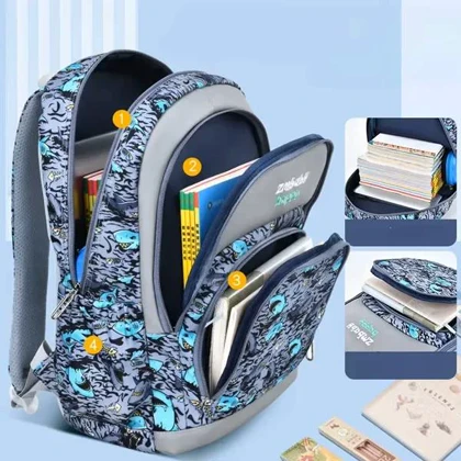 کیف کوله پشتی مدرسه ای اورجینال زد ام بی بی ZM BABY 5248