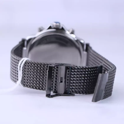 ساعت جی جی پولو مردانه فلزی بند حصیری خاکستری JPC.B01536M/3