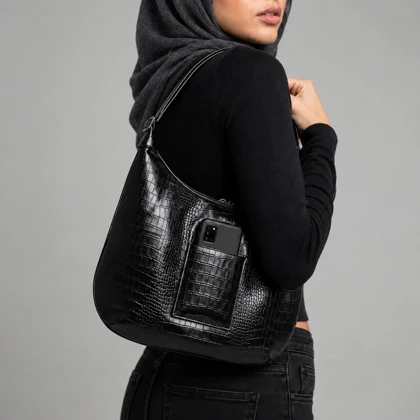 کیف دوشی چرم زنانه ستاره بزرگ