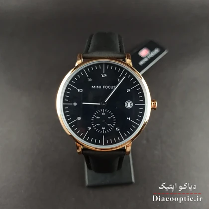 ساعت مچی مردانه اورجینال موتور ژاپنی برند مینی فوکوس مدل Mf0303G.06 بند چرم