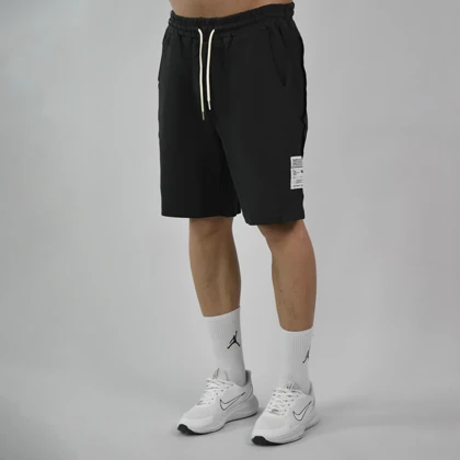 ست تیشرت و شلوارک اسپرت دنیم ور مدل HZ-202 مشکی