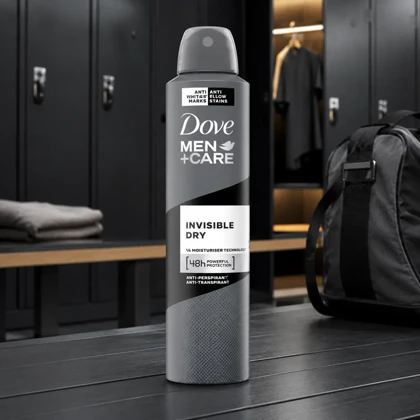 اسپری ضد تعریق مردانه داو Dove مدل Men+Care Invisible Dry حجم 150ml