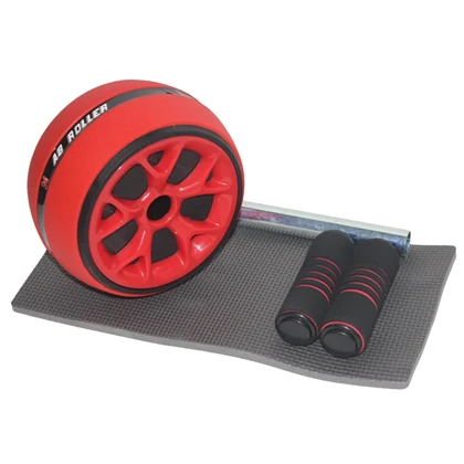 رولر شکم Abdominal Muscle Fitness Wheel تحمل وزن 181 کیلوگرم