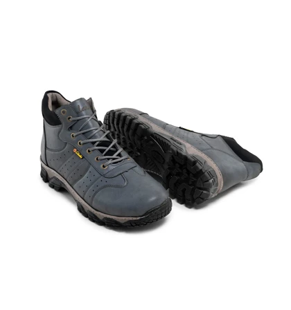 کفش ساق‌دار مردانه طوسی Clarks بند دار مدل 45367