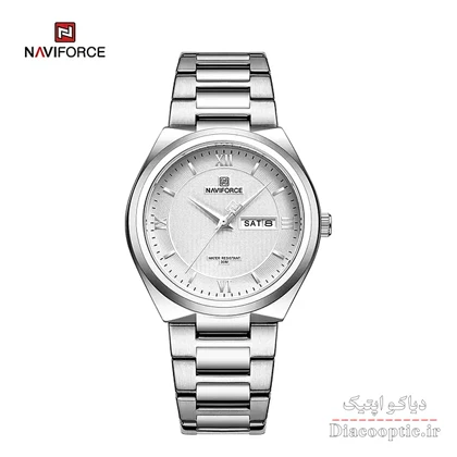 ساعت مچی مردانه برند نیوی فورس مدل naviforce 8030 استیل
