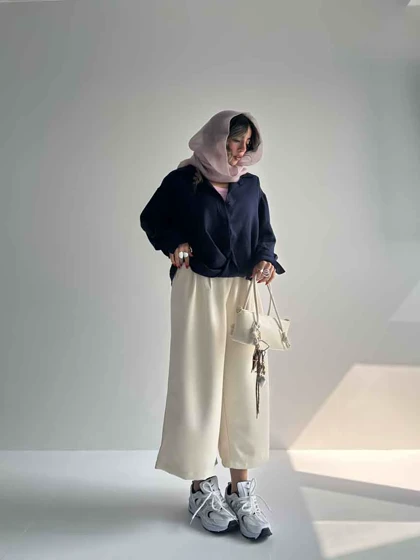 شومیز لینن جلوگره