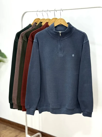 پلیور دورس مردانه جلو زیپ پیمان 1
