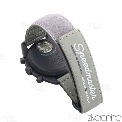 ساعت امگا سواچ Omega-Swatch عطارد طوسی مشکی 106807
