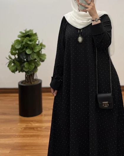 پیراهن مانتویی ماهین (ایراددار)