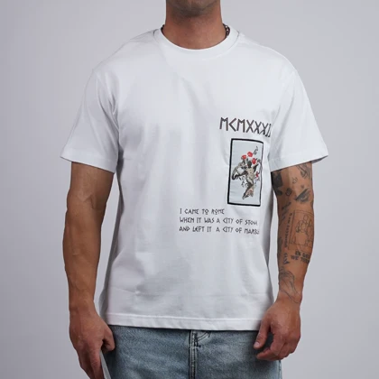 تیشرت یقه گرد چاپی کد 171187