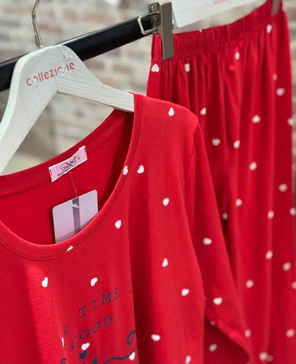 بلوز شلوار نرمال سکسن کد41158-A