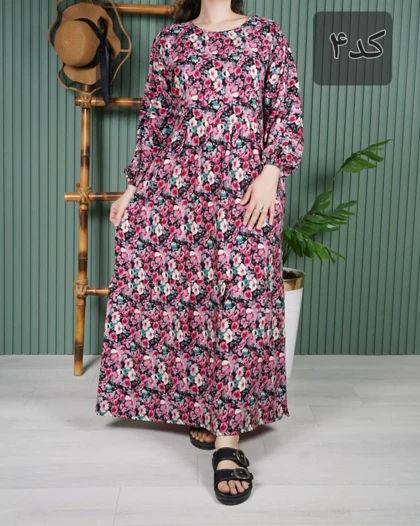 پیراهن زنانه خارجی طرح آیدا U7714