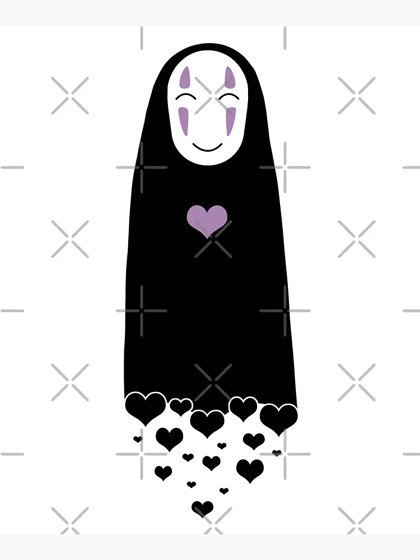 توت بگ طرح Spirited Away No Face Heart کد 271815