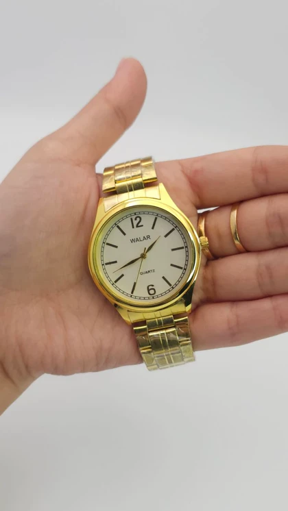 ساعت مچی مردانه والار Walar تمام استیل با موتور کوارتز
