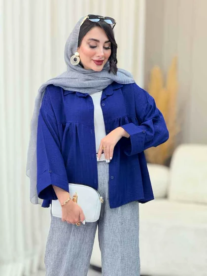 مانتو چین‌دار نیارا