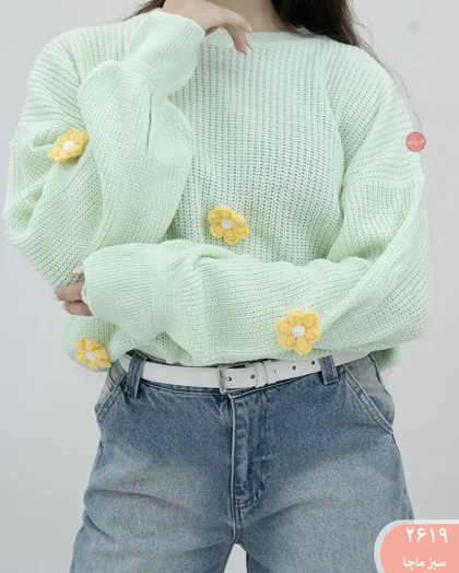 بلوزبافت گل 2619
