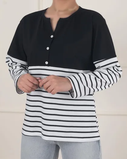 بلوز راه‌راه مهسان