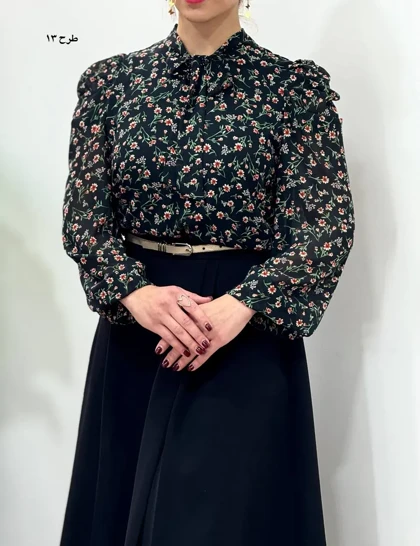 شومیزحریر مجلسی مهلا (4520)