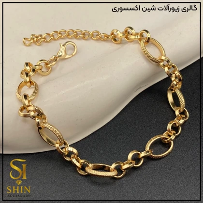 دستبند زنانه استیل دوپیو کد dzd10