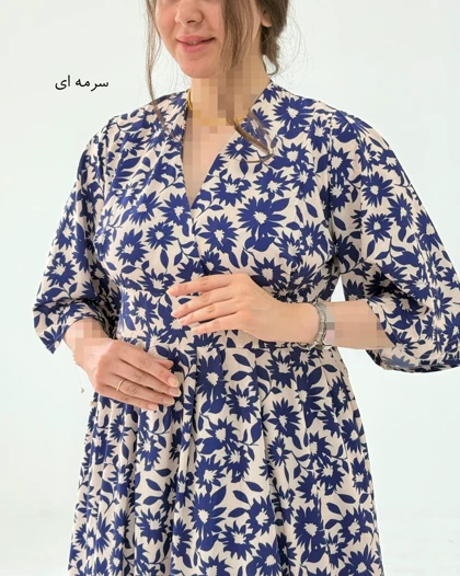 پیراهن فلور نارنج کد 1792