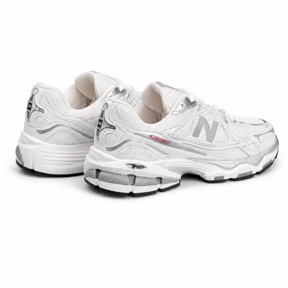 کفش کتانی مردانه مدل نیوبالانس سفید طوسی New BALANCE 740
