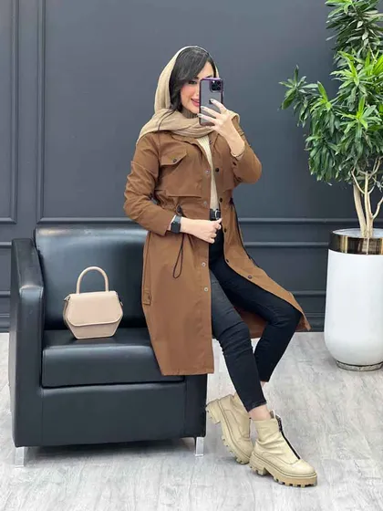 بارانی بلند بغل پاگن
