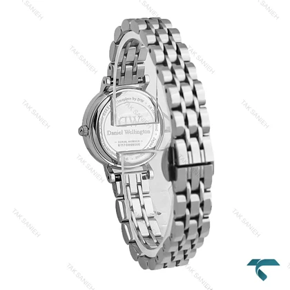 ساعت زنانه DW مینی گرد تمام نقره ای DW-7130-L
