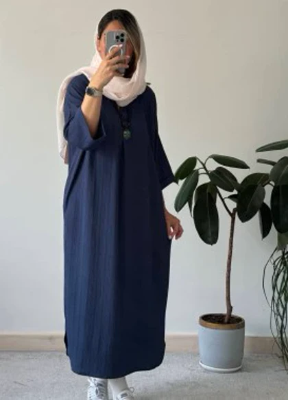 پیراهن مانتویی ساحل 8