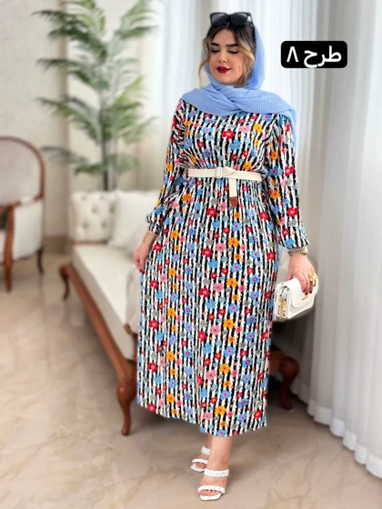 پیراهن نخی آیدا 2045