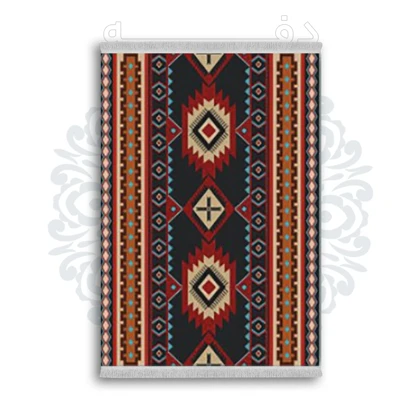 *جدید* فرشینه از جنس پارچه شانل مخمل ترک طرح فانتزی برند دفه کد 1864