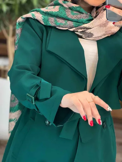 مانتو دویقه ژیله دار