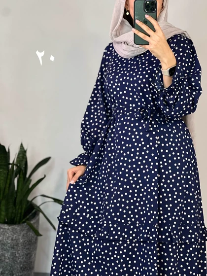 پیراهن مانتویی شکوفه 2