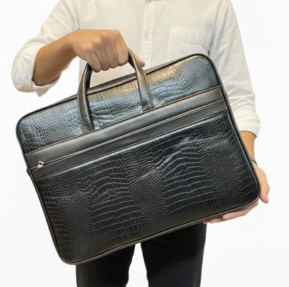 کیف اداری چرم طبیعی کابوک