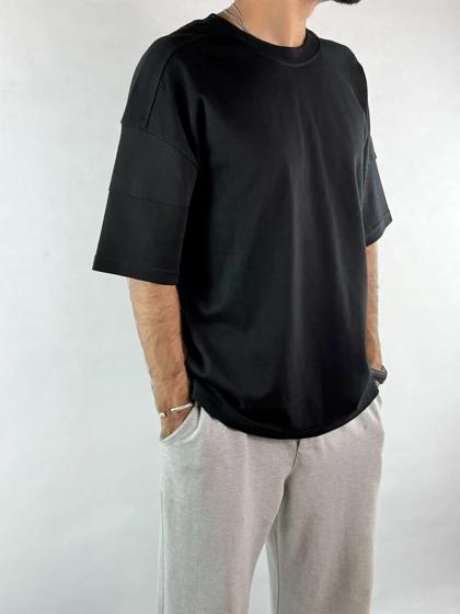 تیشرت بیسیک مردانه سفید و مشکی 36