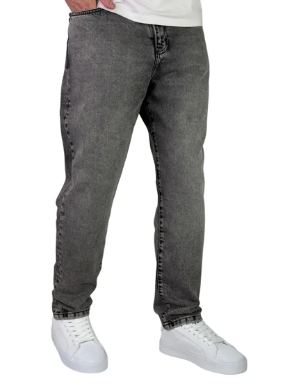 شلوار جین مردانه مام استایل ذغالی کد 00277