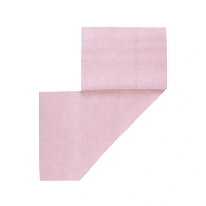 شال گردن صورتی پاستلی ساده