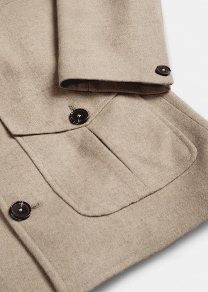 کت سافاری پشمی 2520207