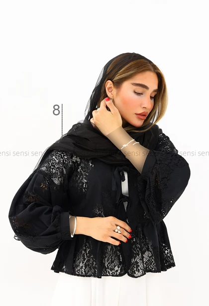 مانتو عروسکی گیپور کد1006095