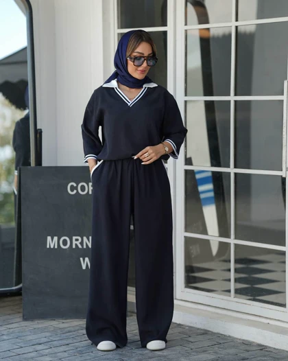 ست پلوشرت شلوار polo با جنس کتان سیلک