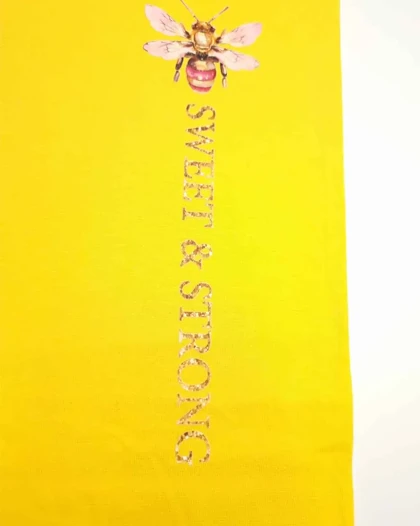 ست لباس راحتی دخترانه سیلکا طرح زنبور