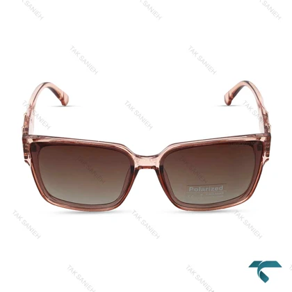 عینک زنانه دودی لویی ویتون فریم شفاف قهوه ای Louis-Vuitton-7582-L