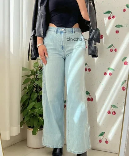 شلوار کاگو ابی دریایی