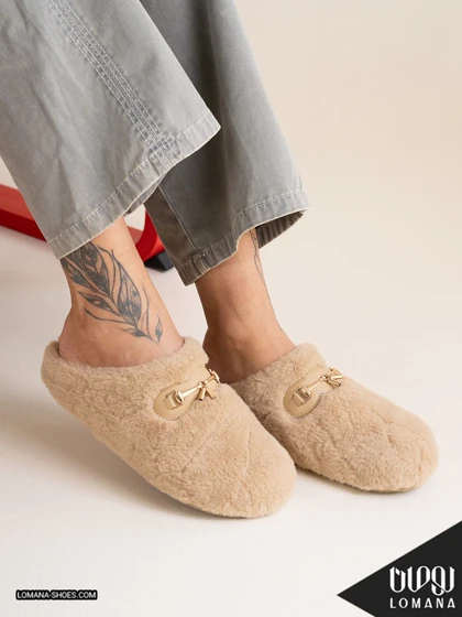 اسلیپر پشمی هاله لومانا - کد 2596