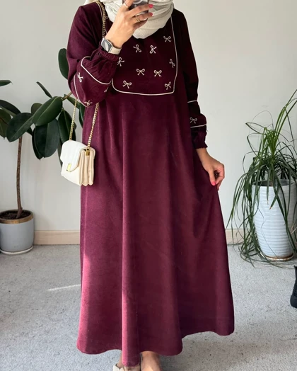 مانتو عبایی پاپیون