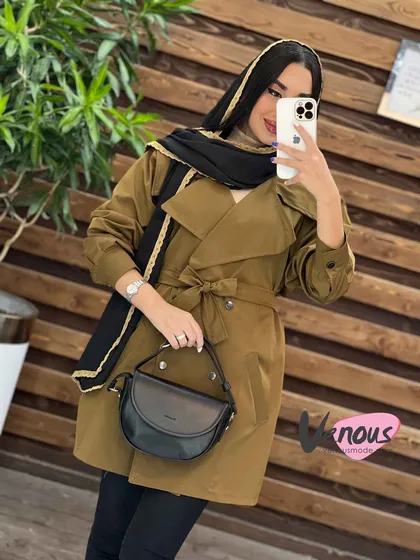 بارانی چهاردکمه یقه انگلیسی