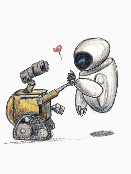 تیشرت وال ای | Wall-e Illustration Classic کد 235491